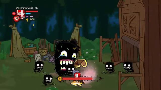 Castle Crashers Remastered: Red Knight Gameplay смотреть онлайн