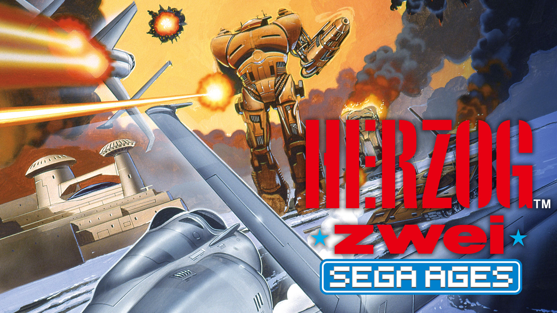 Herzog Zwei обзор игры прохождение одного уровня Sega Mega Drive / Genesis / GENS
