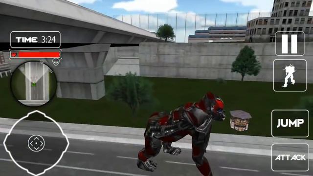 ► Futuristic Robot Transforming Gorilla Attack City (Super Mobile Games) Gorilla Transformer Robot смотреть онлайн