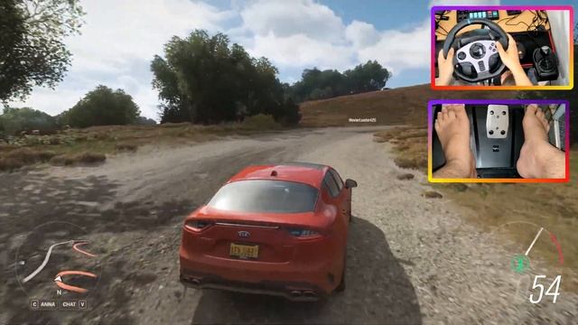 Forza Horizon 4 - Kia Stinger 2018 | PXN V9 gameplay with clutch смотреть онлайн