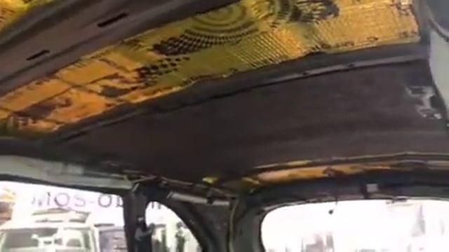 Делаем антишум крыши - одна из самых шумных, больших плоскостей, которая есть в автомобиле