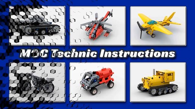 FREE Building Instructions for MOC Lego Technic Tank Model! - #lego #instructions #moc #legomocs