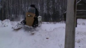 самодельный снегоход из мотоцикла "минск"