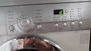 LG WASHING MACHINE IE ERROR