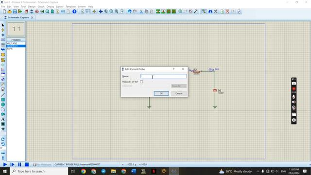 TASK 1: DIODE CHARACTERISTIC USING PROTEUS VSM смотреть онлайн