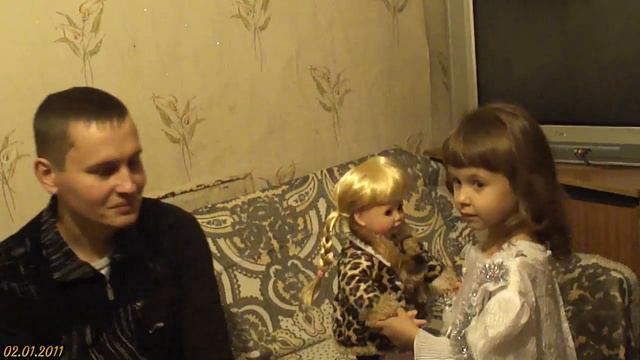 Новый год 2011 у Насти дома 🌲🌲🌲 смотреть онлайн