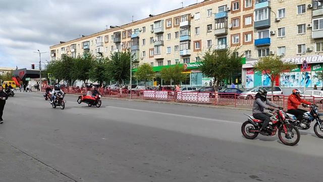 Мотопробег. Камышин. Motorcycle rally. Kamyshin. 7 октября 2023 года.