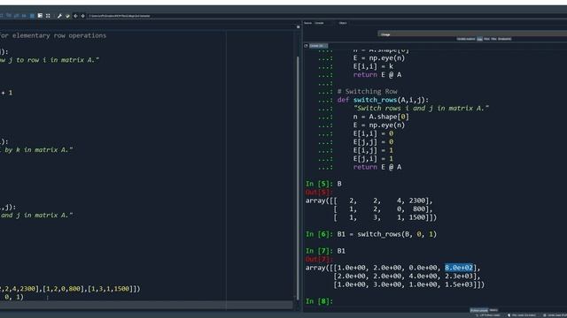 Linear Algebra | Gauss-Jordan Elimination using Python смотреть онлайн