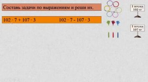 Дистанционный урок по математике 3 класс  Решение задач В 2 3 ДЕЙСТВИЯ 23 апреля