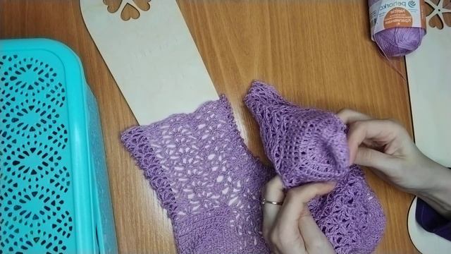 Носки из крапивы ?ажурные носки крючком в СП "Носочная коробочка"