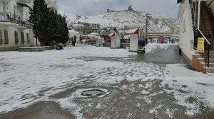 Снег в Балаклаве 13.02.2021 года.