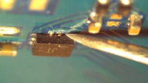 Восстановление контактов на микросхеме