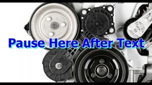 Water Pump Belt Friction Wheel Mini Cooper 2007 - 2013 Pix Diagram Easy Repair or Swap Installation