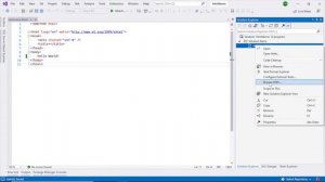 How To Create HTML Project In Visual Studio 2022