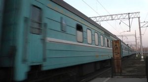 ЭП1-250 с поездом 007Р Алматы - Москва "Алатау"