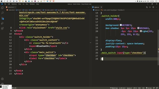 How To Create Toggle Switch Only CSS Bangla ? | Toggle Button смотреть онлайн