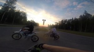 Стант по городу на Кайо к1, встретил старых знакомых))