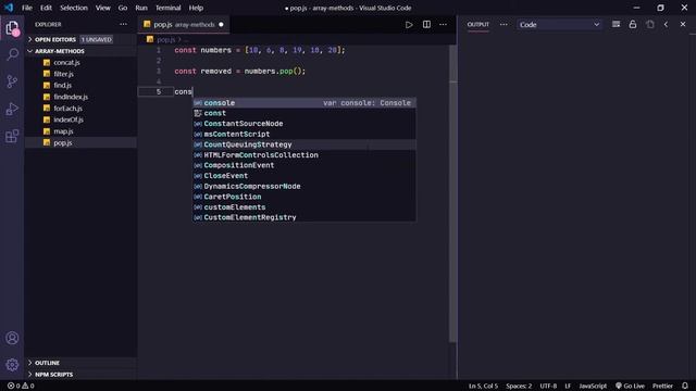 Método pop | JavaScript Tutorial
