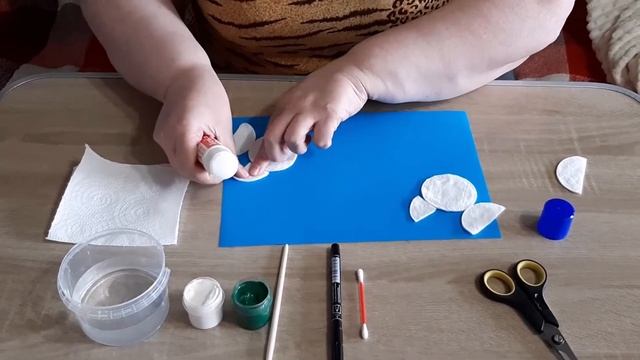 Рыбки из ватных дисков Малофеева ГА смотреть онлайн