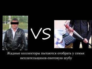 Коллекторы отбирают енотовую шубу за долги