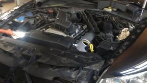 Замена масла в двигателе 4.2 v8 BGH Volkswagen Phaeton