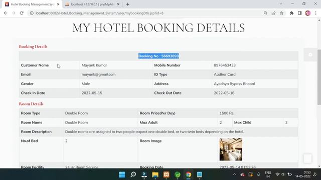 Hotel Booking Management System Project || JSP MYSQL Eclipse смотреть онлайн