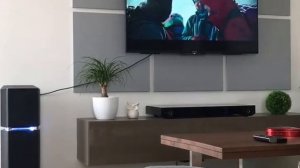 Panasonic SC-UA7 sound test Action movie DTS with optical output