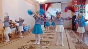 Танец ко 23 февраля. Утренник с детском саду