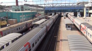 Электровоз ЧС8-038 с поездом №426 Астрахань/Волгоград — Адлер