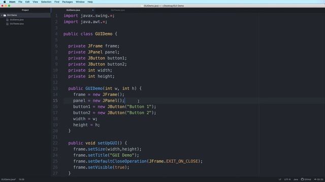 How Do I Add a JPanel to a JFrame - Part 13 - Java GUI Tutorial смотреть онлайн