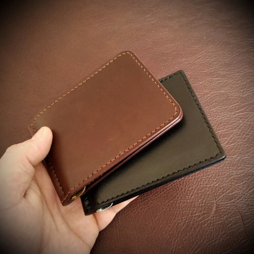 Зажим для денег своими руками. Ручная работа из натуральной кожи. Handmade from genuine leather. смотреть онлайн