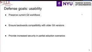 USENIX Security '16 - On Omitting Commits and Committing Omissions: Preventing Git Metadata...