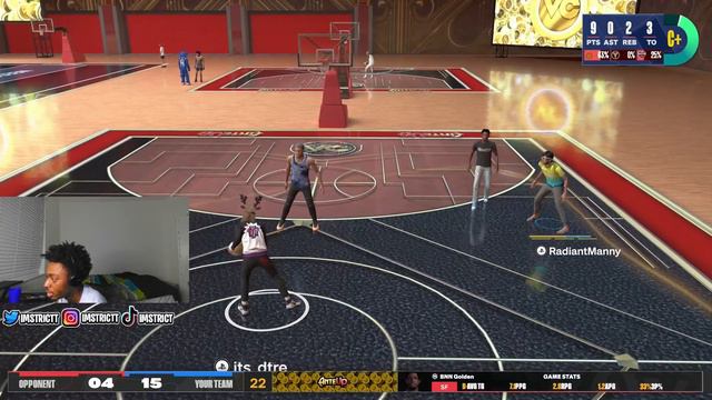 STRICT & DTRE MAKE JOKES OUTTA DEFENDERS IN NBA 2K24 STAGE смотреть онлайн