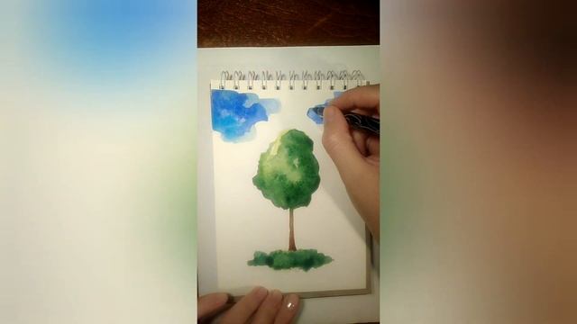 Дерево жизни. Рисую дерево, способ 2.