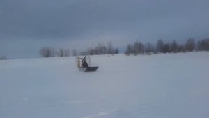 Самодельный аэроглиссер, аэролодка!