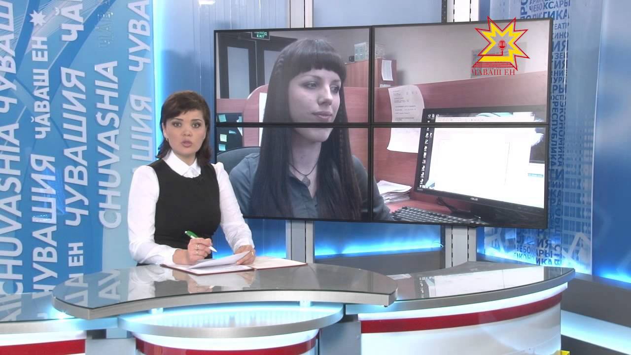 Национальное Телевидение Чувашии. Михайлова на чувашском телевидении.