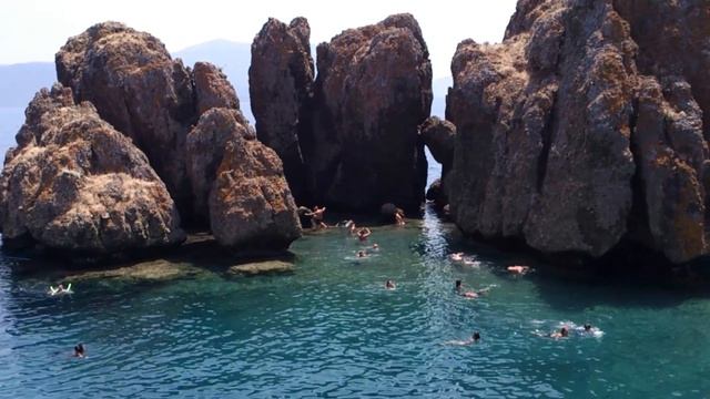 Экскурсия по островам Эгейского моря (Турция, Мармарис) смотреть онлайн