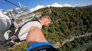 Прыжок от первого лица на SochiSwing и bungy 207 в Skypark by AJ Hackett