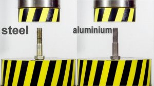 HYDRAULIC PRESS VS BOLTS MADE OF DIFFERENT METALS