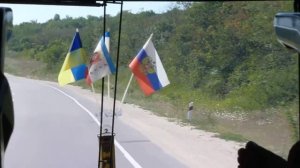 Дорога из Симферополя в Евпаторию (автобус)