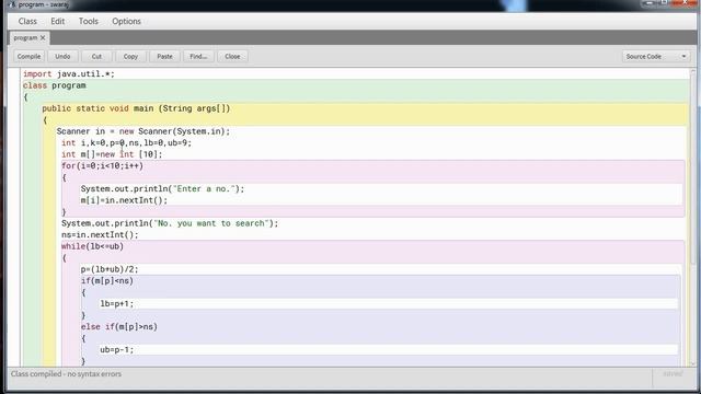 JAVA Tutorial Series Binary Search смотреть онлайн