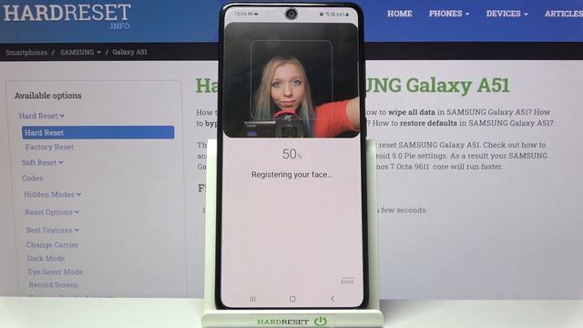 Set Up Face Unlock - Add Face Recognition on SAMSUNG Galaxy A5 смотреть онлайн