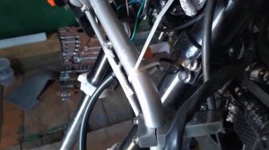 RACER пантер 300. Замена подшипников в рулевой на конические.