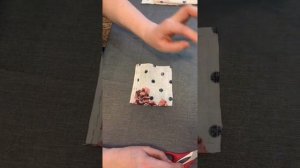 Обработка верхнего среза кармана