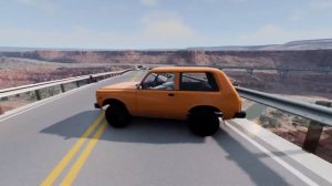 Collapsing Bridge Pileup Car Crashes #34  - BeamNG DRIVE | SmashChan