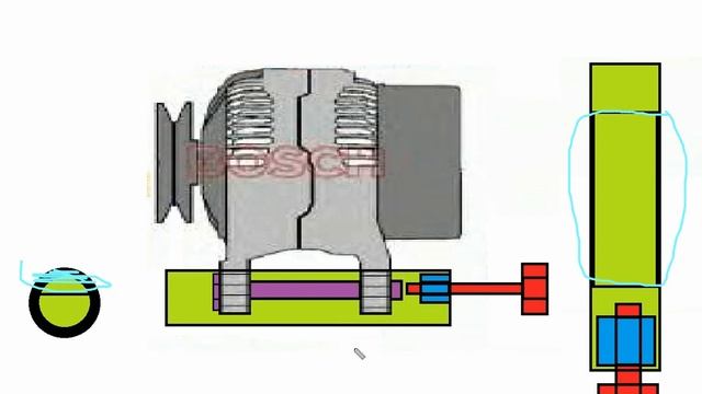 СЪЁМНИК БОЛТА КРЕПЛЕНИЯ ГЕНЕРАТОРА смотреть онлайн