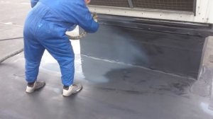 Бесшовная гидроизоляция кровли полимочевиной