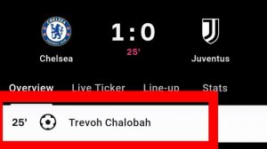 Trevoh Chalobah Goal Vs Juventus | Chelsea Vs Juventus | 1-0 |