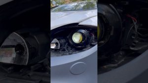 SEAT Altea - замена линз на Bi Led модули с сохранением системы AFS. Улучшение света фар.