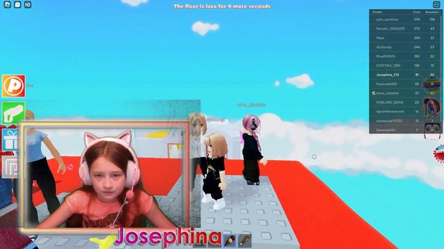 Roblox новые игры - обзор игры Под - это лава! - стрим Жозефины!